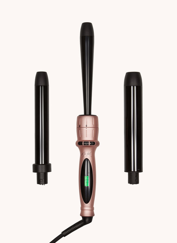 NKB Triple Threat Curling Wand Set